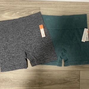 XL Colsie Ribbed Biker Shorts